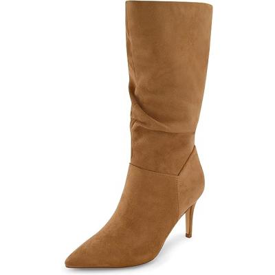 Camel Women's Flexible Elastic Heel Boots