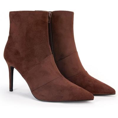 Coffee colored women's formal boots